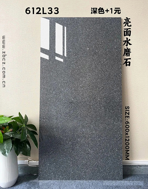 600×1200mm水磨石砖-客厅通铺实拍